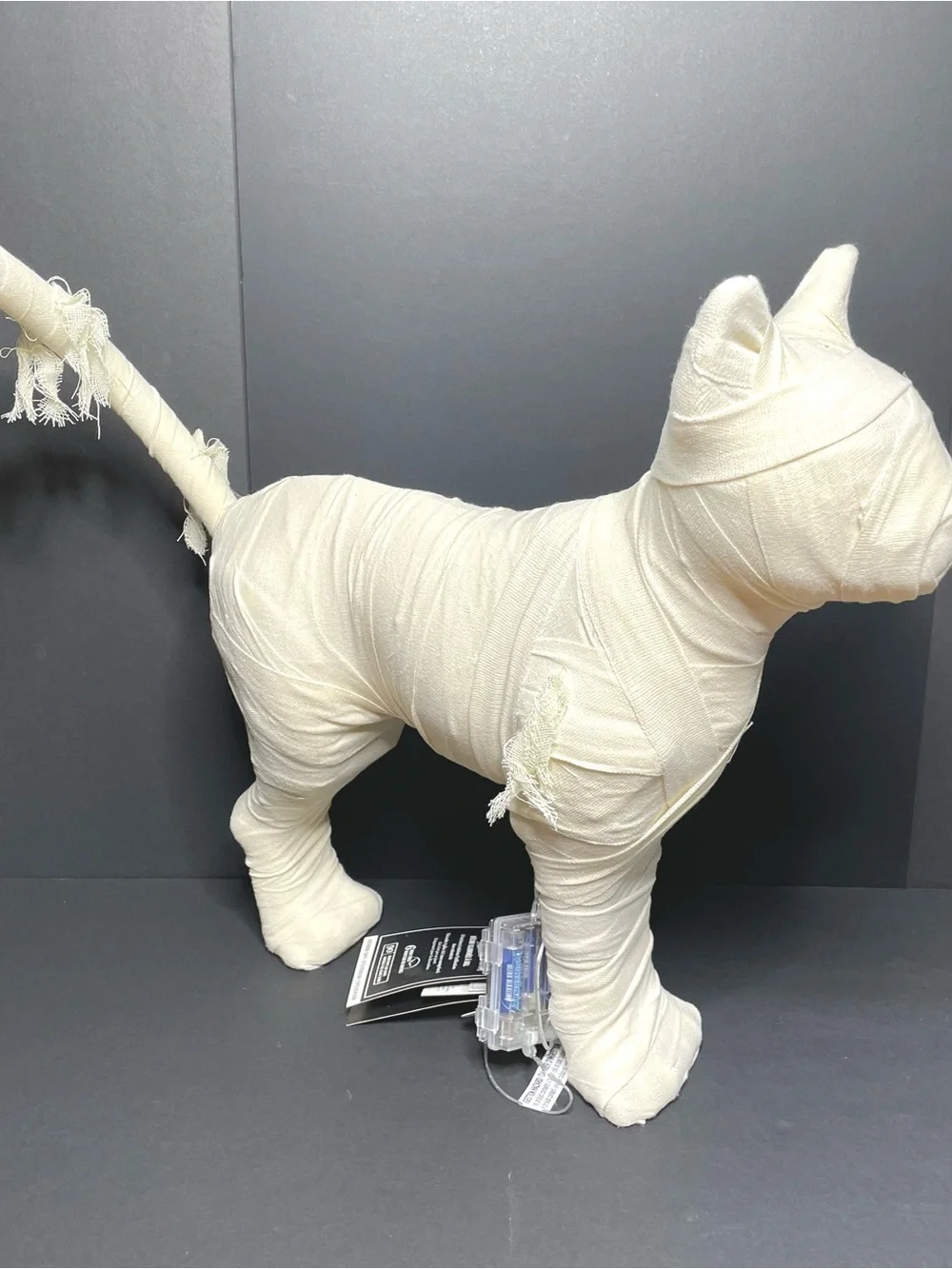Martha Stewart LED Mummy Cat Halloween Decor